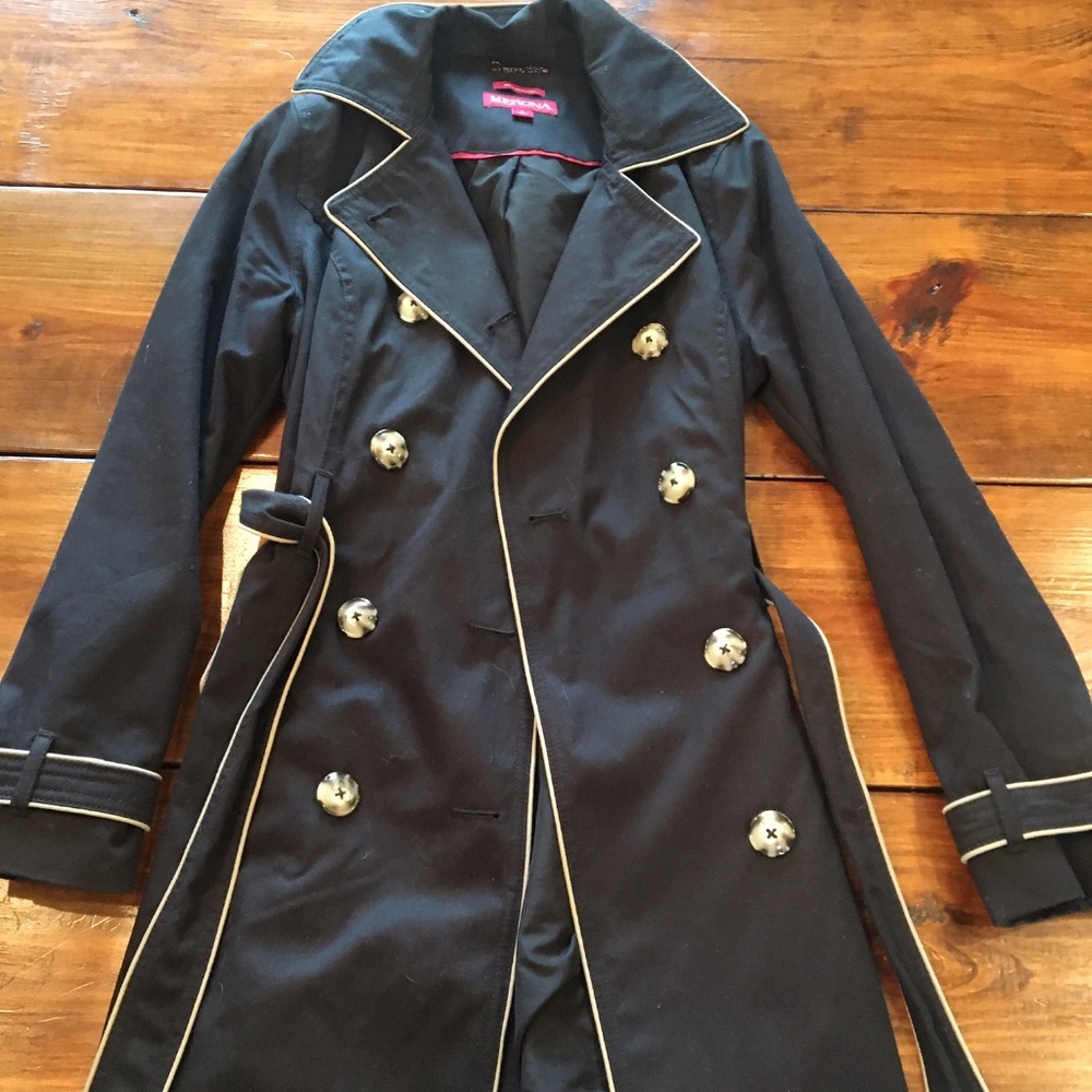 Black trench coat